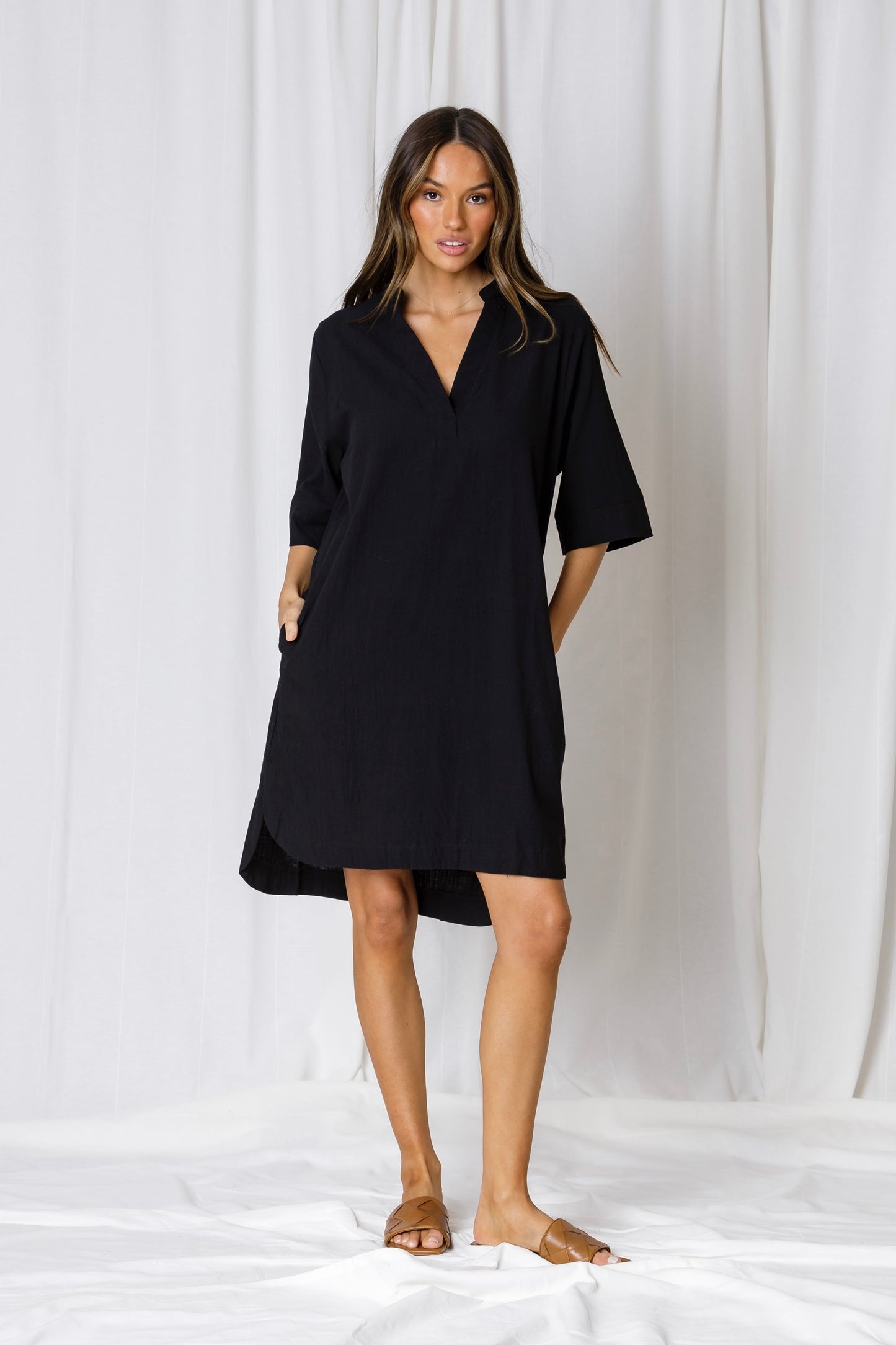 Carmine Shirt Dress