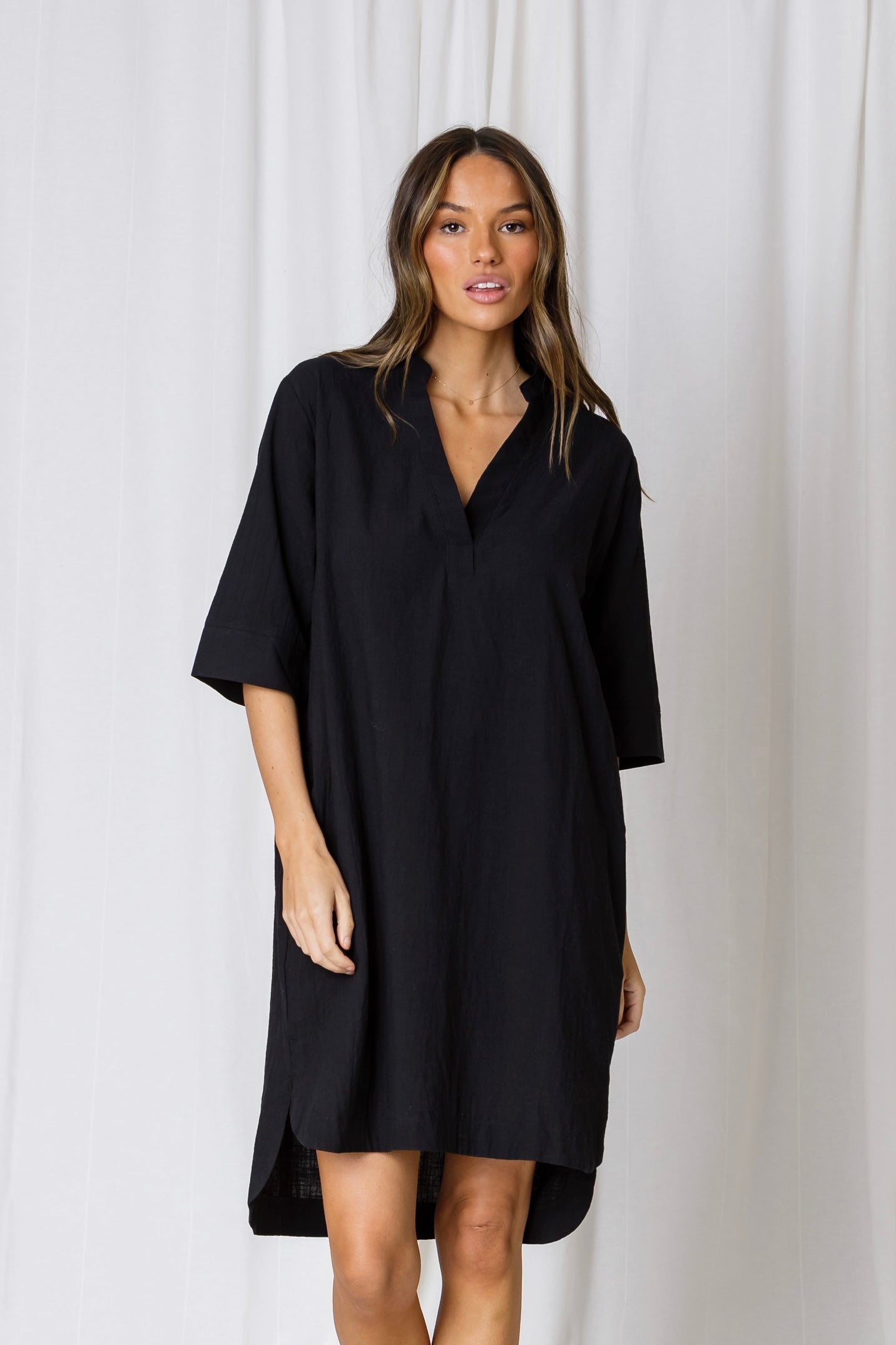Carmine Shirt Dress