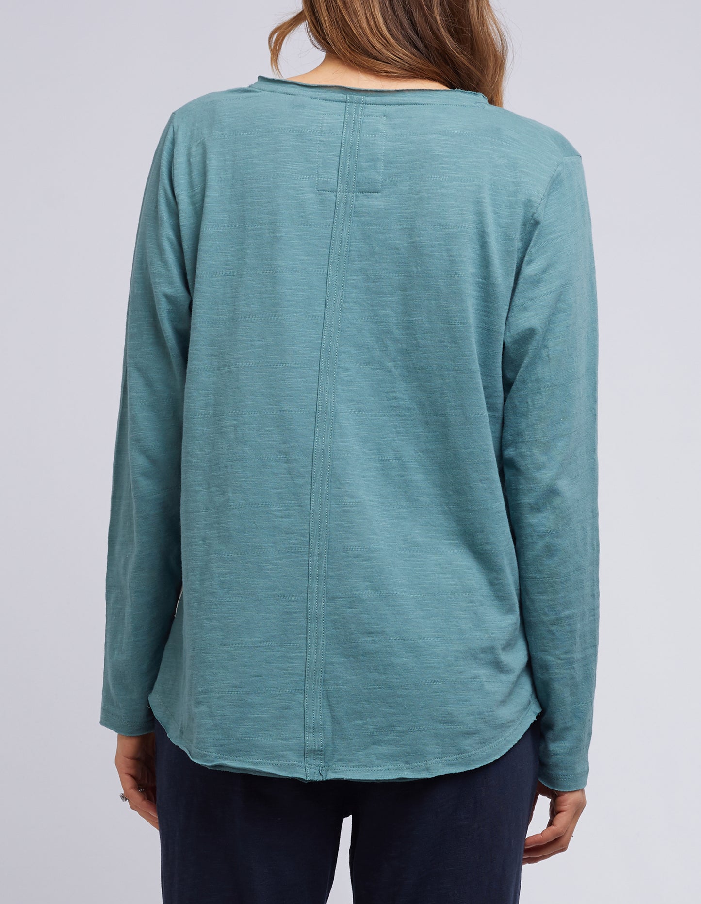 Elm Australian Stockist - Elm Australian Online Stockist - Coles Bay Henley Long Sleeve Tee - Pine Green Khaki Green Buy Elm Clothing online, Elm Clothing Sale