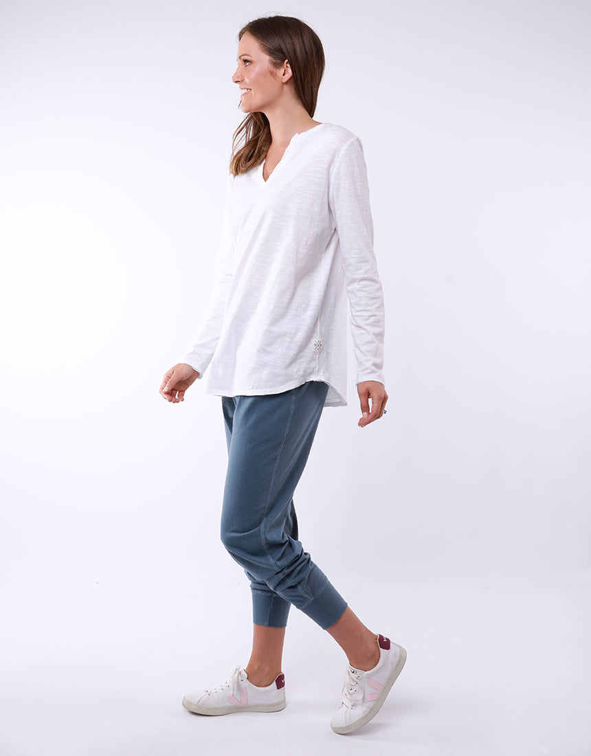 BUY ELM PLUS SIZE COLES BAY WHITE TOP