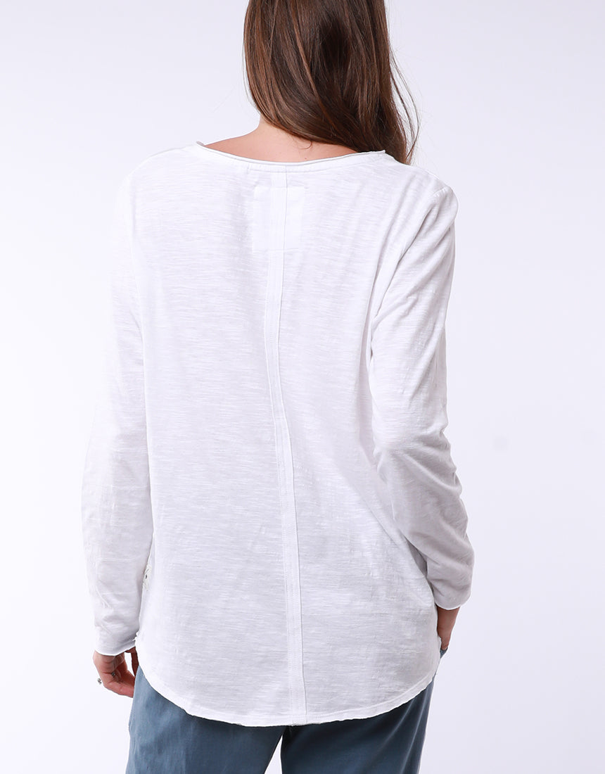 BUY ELM PLUS SIZE COLES BAY WHITE TOP