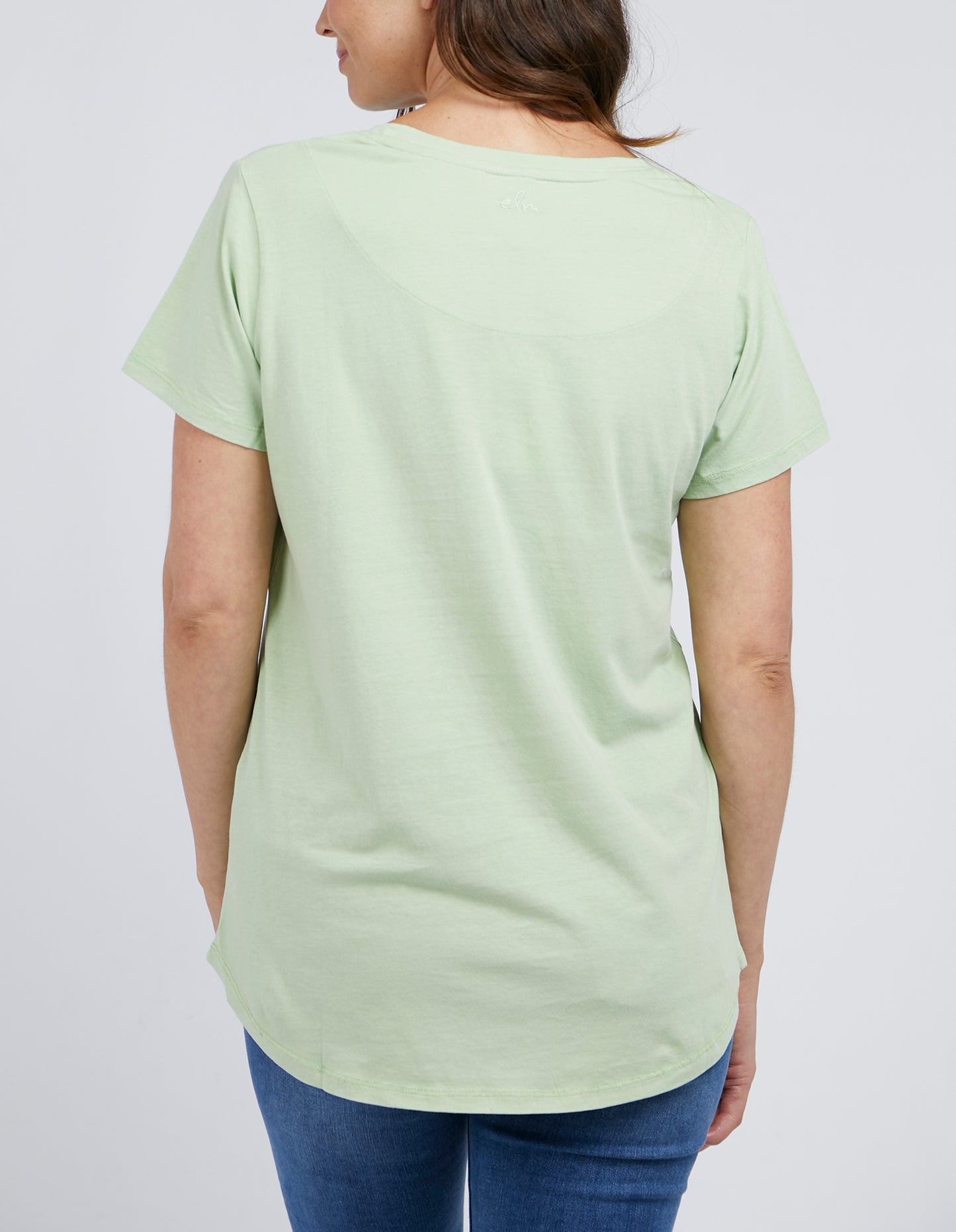 Buy Elm Embrace Mint Green Crescent Tee Buy Elm Embrace Mint Green Rainbow Tee