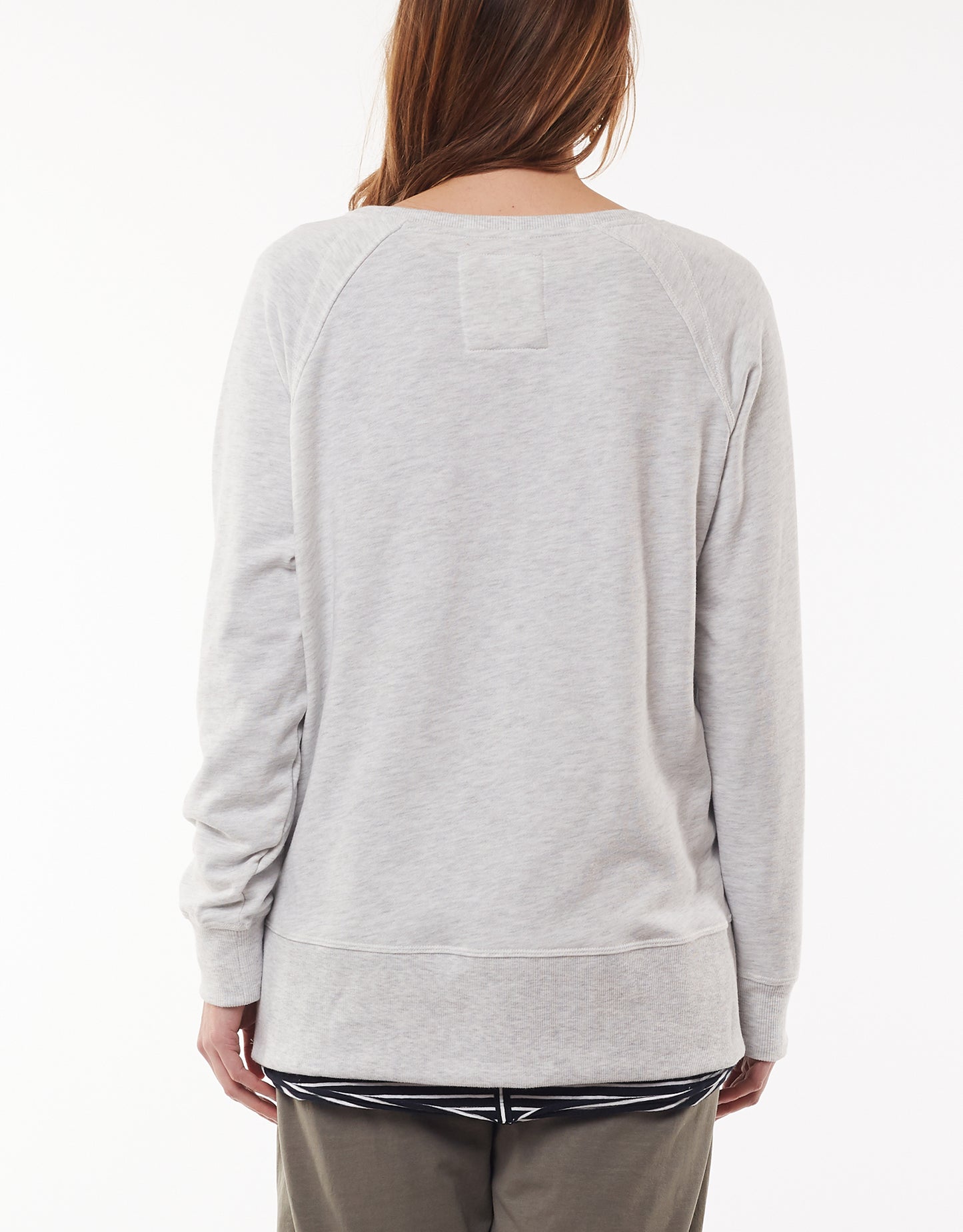 Buy Elm Plus Size Sydney Crew Light Grey Buy Elm Embrace Sydney Jumper Grey Buy Elm Sydney Crew online Buy Elm Plus Size Clothing Buy Elm Sydney Crew Silver Grey in Plus Size