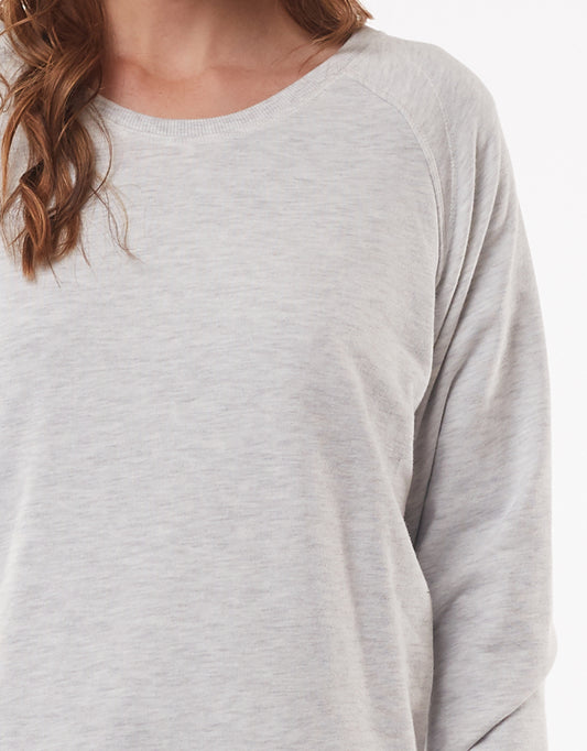 Buy Elm Fundamental Sydney Crew Light Grey Buy Elm Clothing online Buy Elm Sydney Jumper online Buy Elm Sydney Crew Silver Buy Elm Sydney Crew Grey Buy Elm Sydney Crew Light Grey