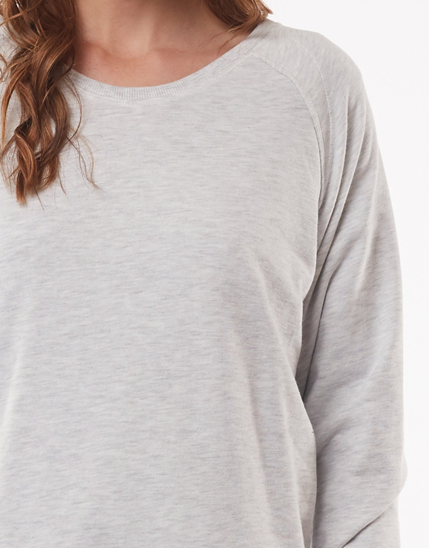 Buy Elm Plus Size Sydney Crew Light Grey Buy Elm Embrace Sydney Jumper Grey Buy Elm Sydney Crew online Buy Elm Plus Size Clothing Buy Elm Sydney Crew Silver Grey in Plus Size
