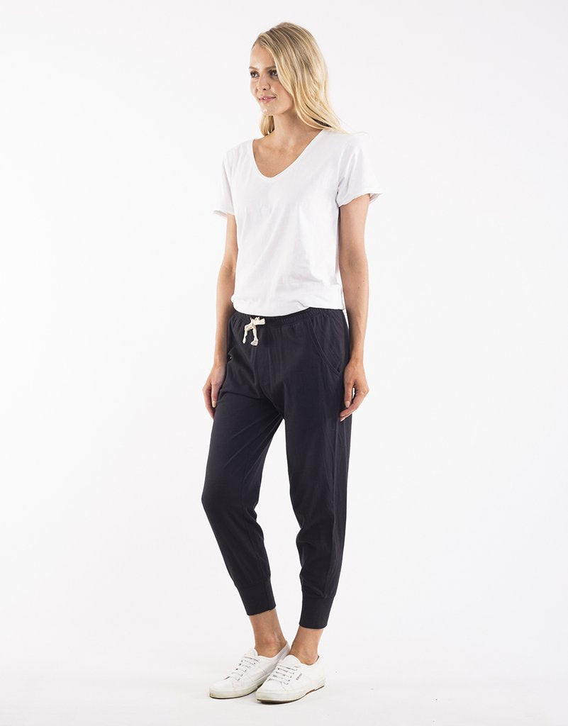 Buy Elm Fundamentals Wash Out Pants Washed Black Lounge Pants at Basic State Australia
