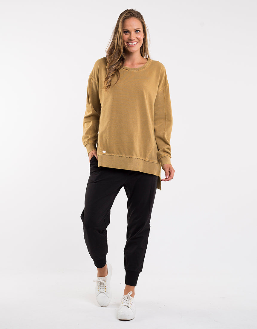 Buy Foxwood Fleur Crew Mustard Yellow Buy Foxwood Online Buy Foxwood Clothing Online Buy Foxwood Clothing Australia Foxwood Fleur Crew mustard Foxwood Stockist Fleur Crew Jumper Foxwood Fleur Jumper Basic State Foxwood Clothing stockist