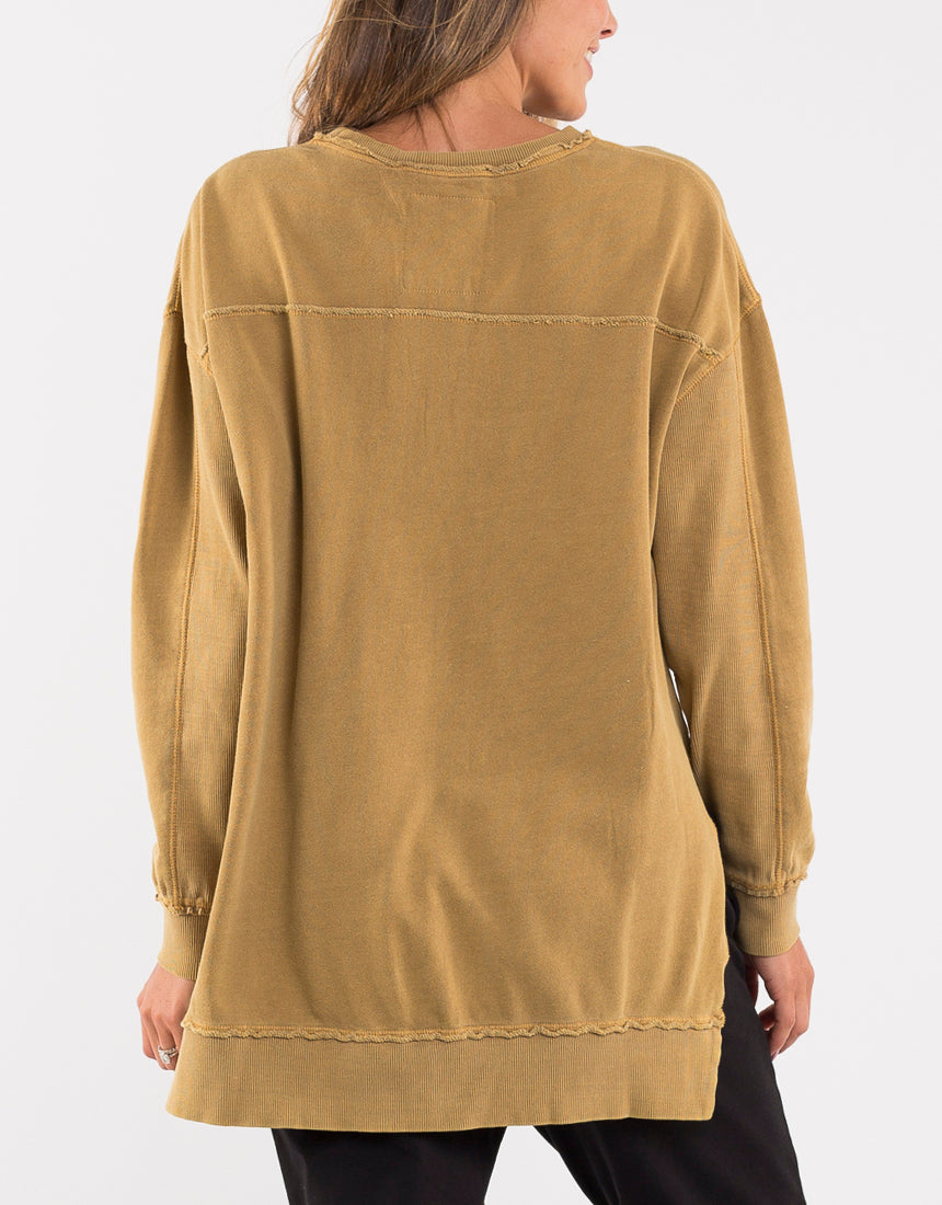 Buy Foxwood Fleur Crew Mustard Yellow Buy Foxwood Online Buy Foxwood Clothing Online Buy Foxwood Clothing Australia Foxwood Fleur Crew mustard Foxwood Stockist Fleur Crew Jumper Foxwood Fleur Jumper Basic State Foxwood Clothing stockist