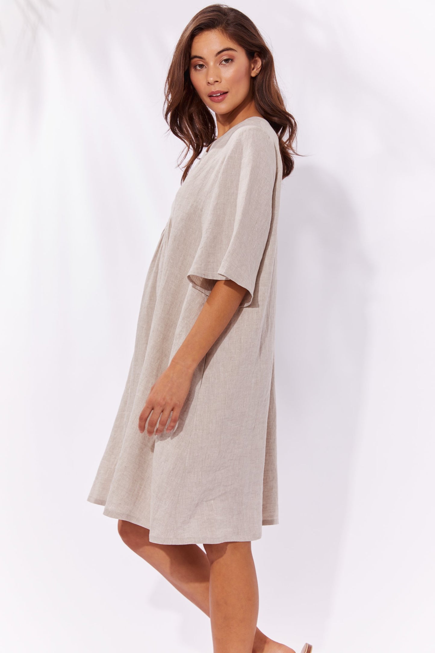 Haven Clothing Majorca Dress Sand Basic State Haven Stockist Australia