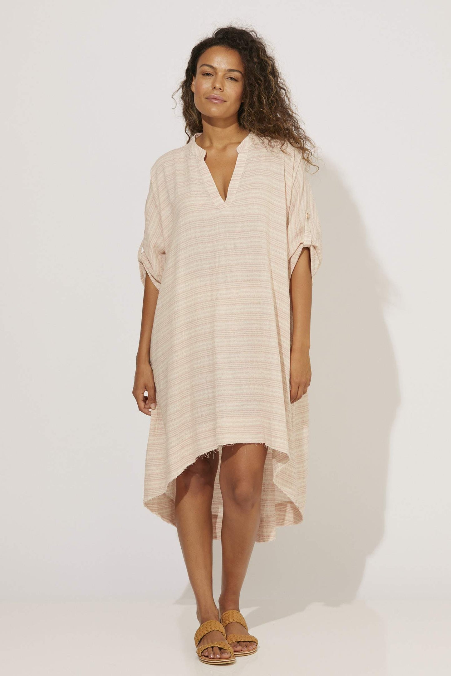 Shop Haven Drifter Shirt Top / Dress Sorbet online Shop Haven Coverall Buy Haven Clothing Shirt Dress Sorbet Coverall Shop Haven Throwover Coverall
