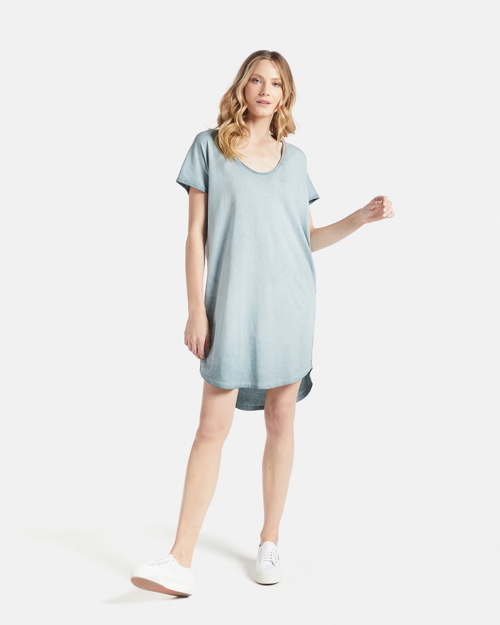 Jac & Mooki Naomi Tshirt Dress - Relaxed Fit Dress - Basic State