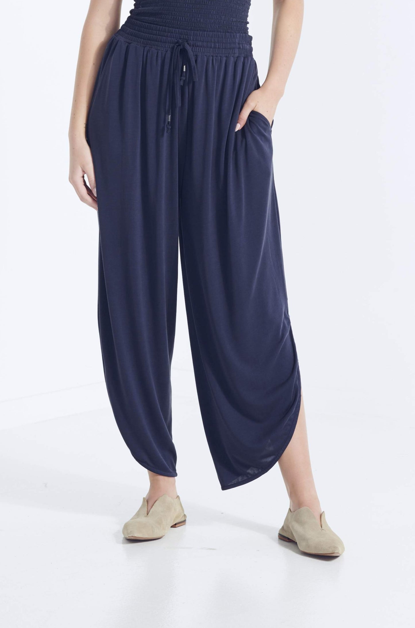 Belu Pants - Aegean Navy (Plus Size)