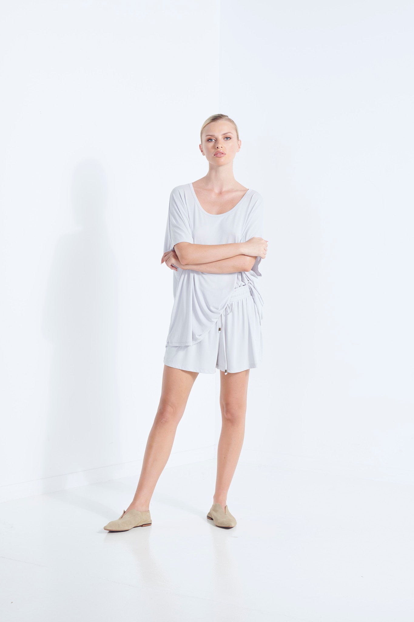 Hera Top - Wisp Grey (Plus Size)