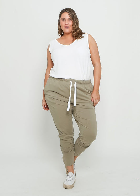 Plus Size Lounge Pants Plus Size Lainie Lounge Pants Khaki Basic State