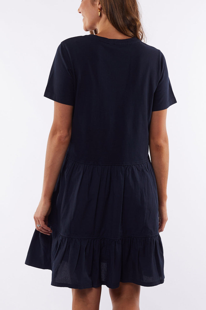 Plus Size Joanna Tee Dress - Navy
