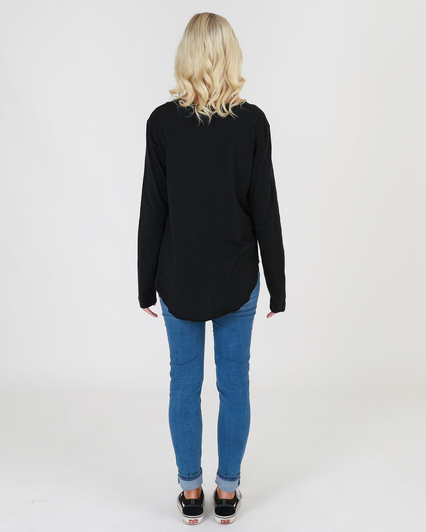 Shop 3rd Story Portsea Tee Buy 3rd Story portsea long sleeve Tshirt Basic State 3rd story Australian stockist3rd story THIRD STORY PORTSEA LONG SLEEVE TOP TEE TSHIRT black basic state
