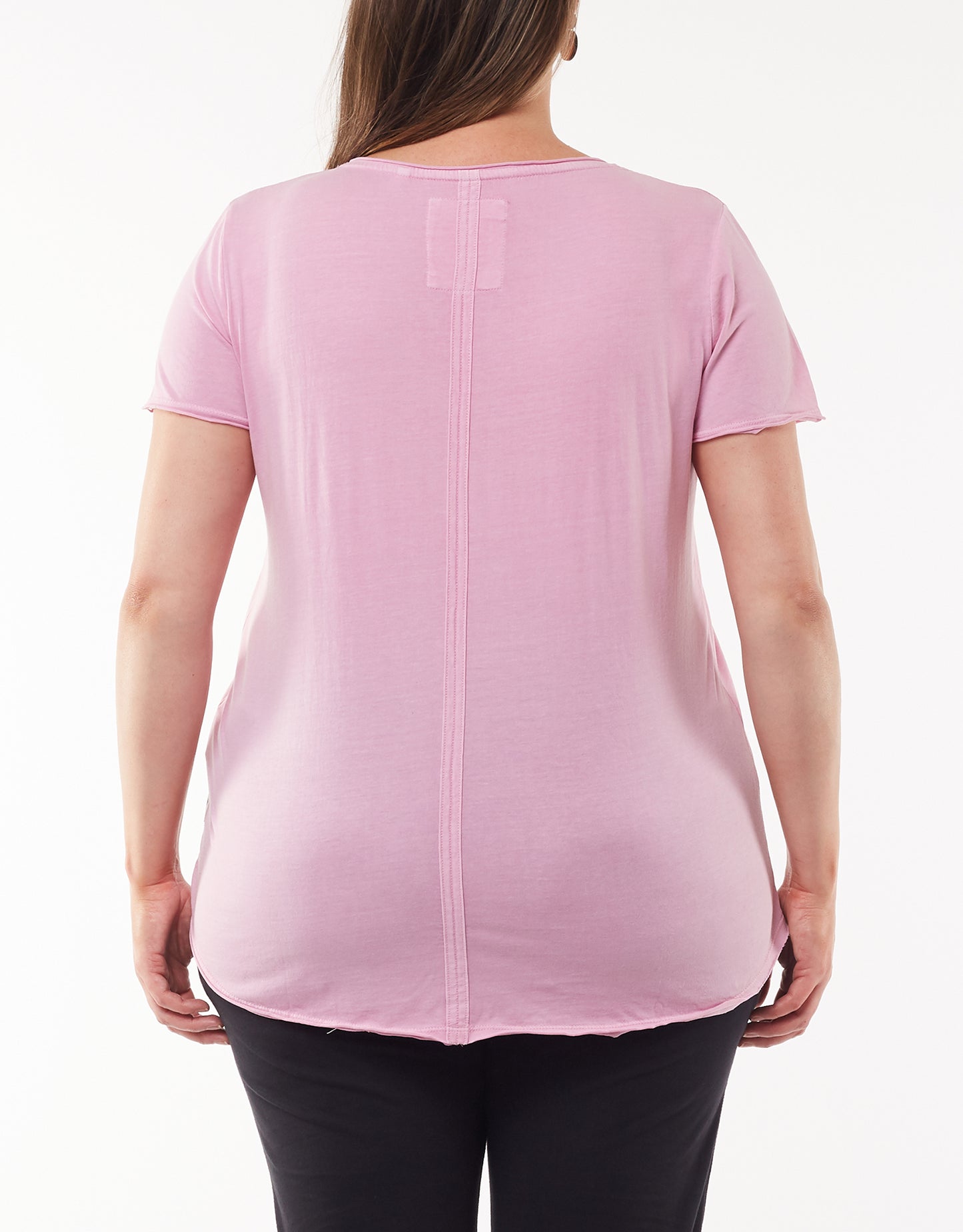 Shop Pink - Elm V Neck Tee - Elm Embrace V Neck Tee, Elm Plus Size Tshirt Sale, Elm Clothing Sale