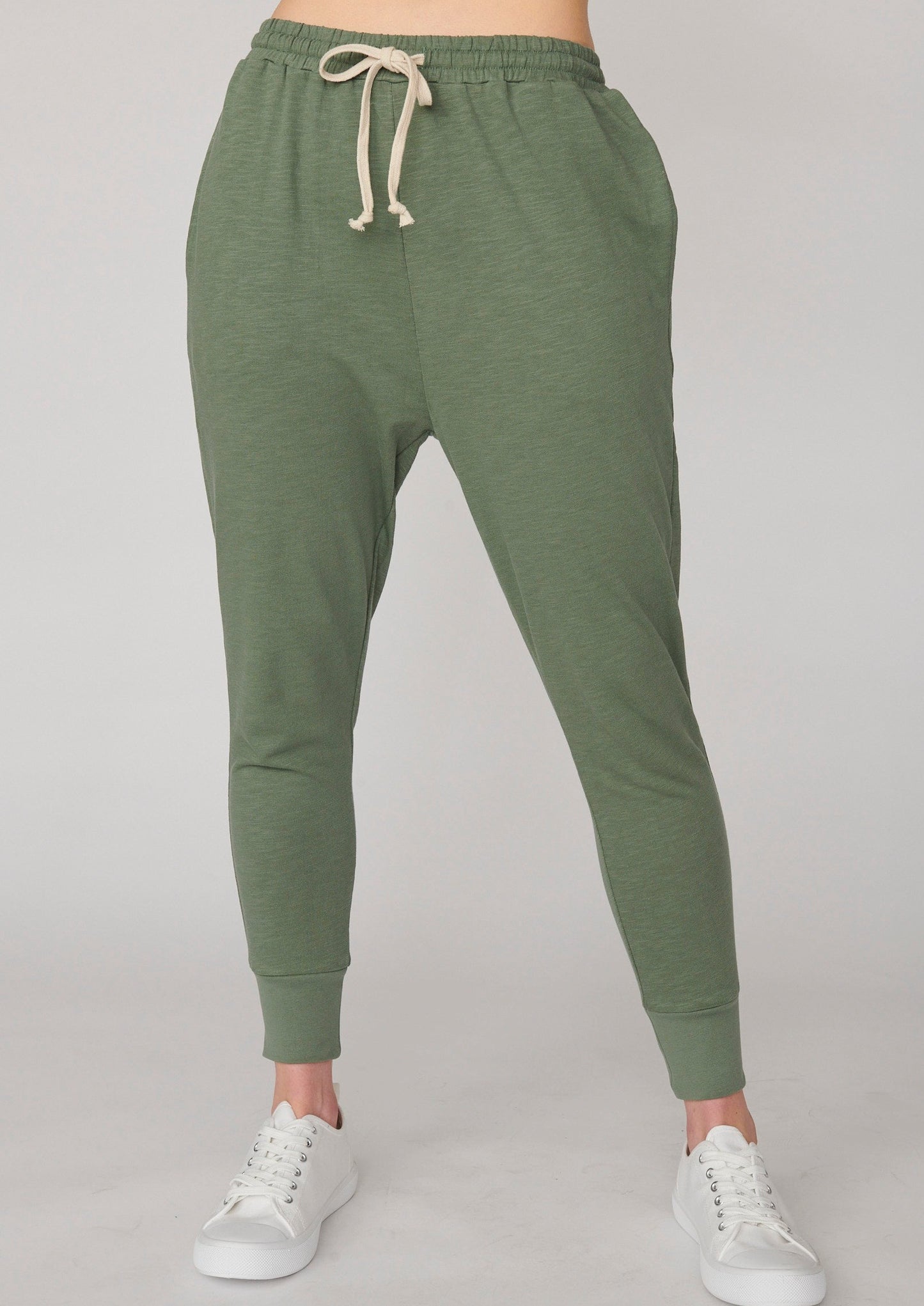 Lulu Organic Clothing Redondo Slouch Pants - Basic State Organic Clothing Lulu Organic Clothing Redondo Pants Lulu Organic Cotton Basics - Basic State - Lulu Organic Essentials Redondo Pants Khaki Pink