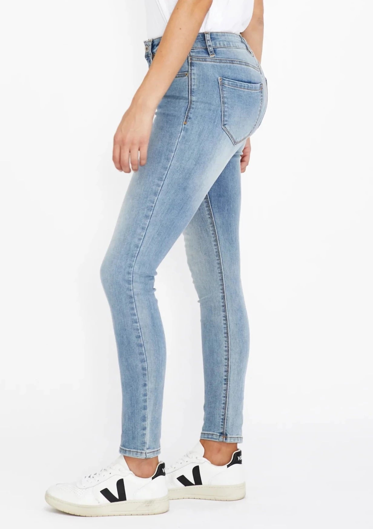 Shop Saint Rose Lucia Jeans Mid wash Ripped, Buy Denim Lucia Jeans, Blue Denim Lucia Skinny Jeans, Lucia Denim Skinny Jeans Saint Rose, Blue Skinny Leg Jeans Saint Rose Stockists, Saint Rose Jeans Stockists, Saint Rose Stockists