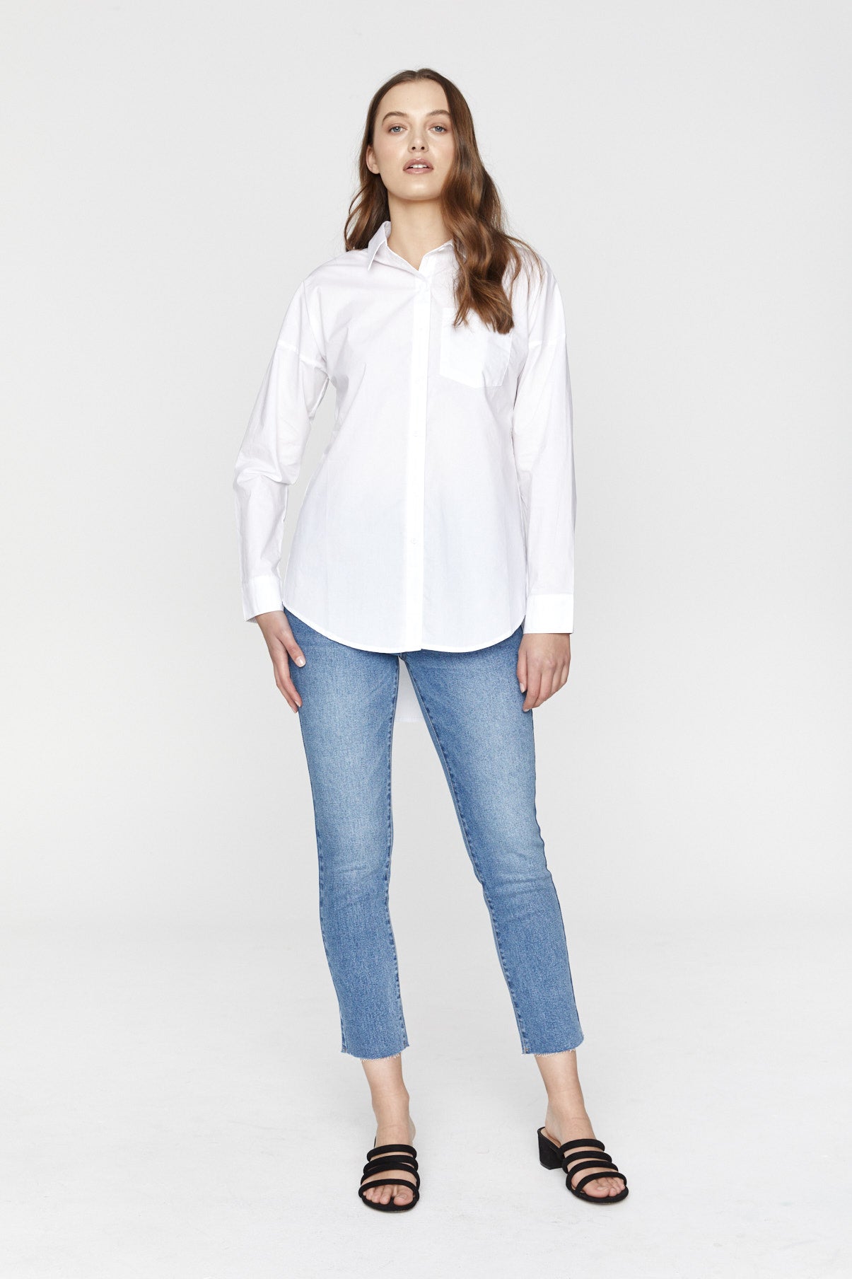 Shop Saint Rose Laguna Shirt, Buy Saint Rose Shirt Online, Saint Rose white button up shirt, Saint Rose Laguna Cotton Shirt, Laguna-White, Saint Rose online Stockists, Saint Rose Melbourne Stockists, Saint rose Sydney Stockists, Saint Rose Brisbane