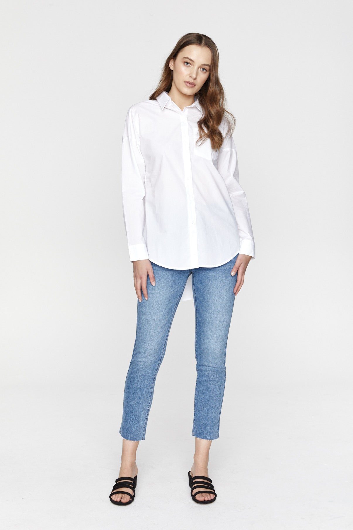 Shop Saint Rose Laguna Shirt, Buy Saint Rose Shirt Online, Saint Rose white button up shirt, Saint Rose Laguna Cotton Shirt, Laguna-White, Saint Rose online Stockists, Saint Rose Melbourne Stockists, Saint rose Sydney Stockists, Saint Rose Brisbane