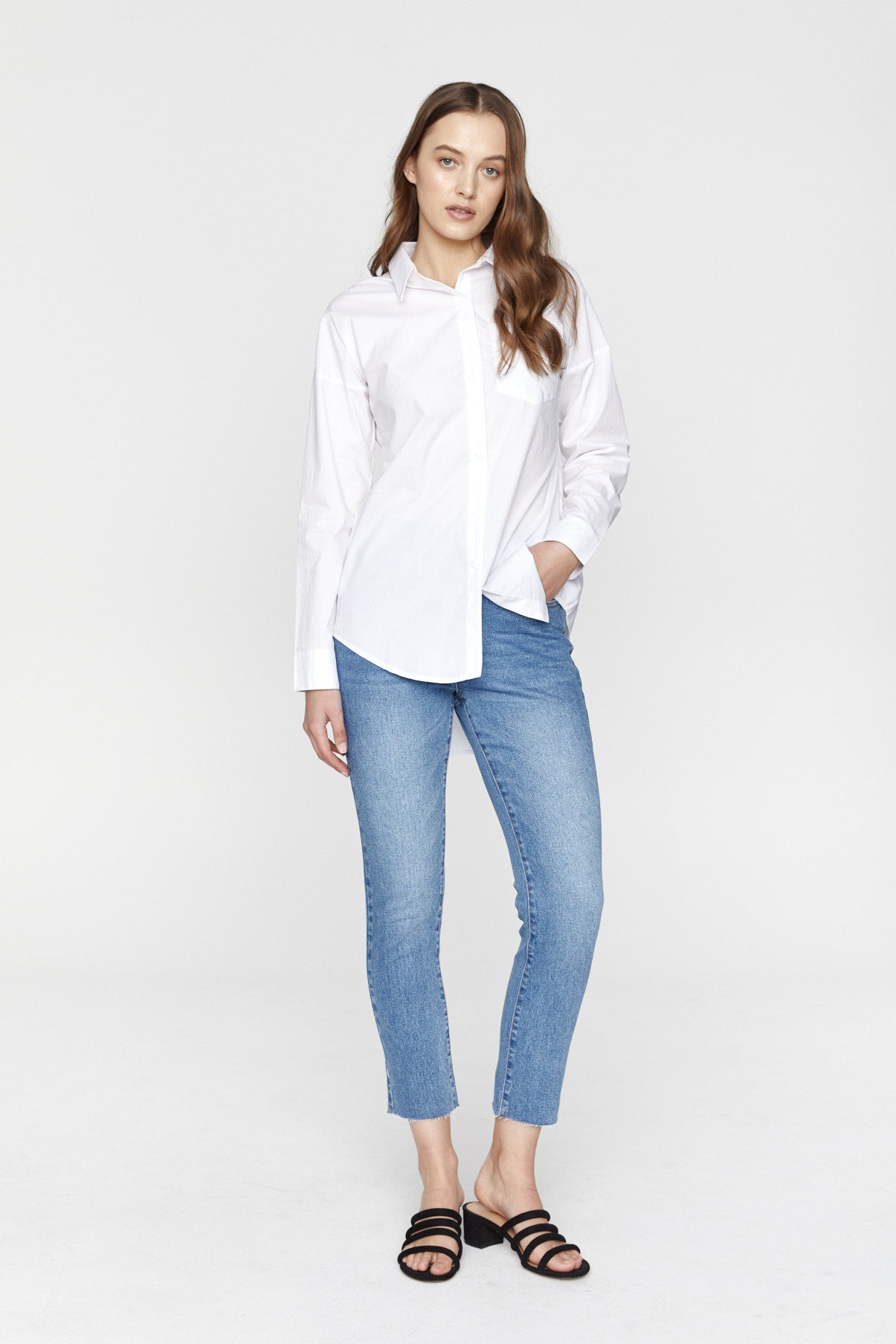 Shop Saint Rose Laguna Shirt, Buy Saint Rose Shirt Online, Saint Rose white button up shirt, Saint Rose Laguna Cotton Shirt, Laguna-White, Saint Rose online Stockists, Saint Rose Melbourne Stockists, Saint rose Sydney Stockists, Saint Rose Brisbane