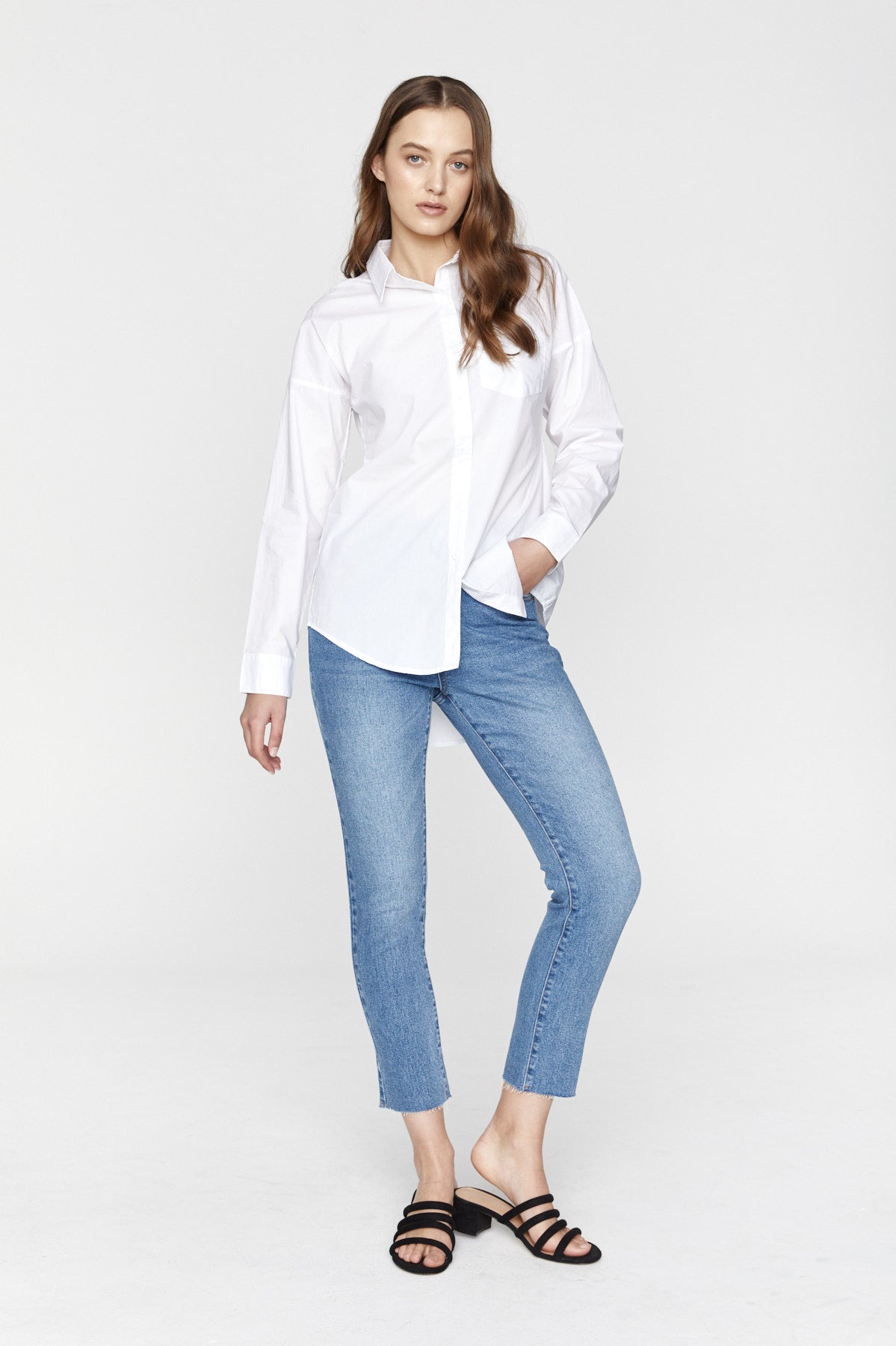 Shop Saint Rose Laguna Shirt, Buy Saint Rose Shirt Online, Saint Rose white button up shirt, Saint Rose Laguna Cotton Shirt, Laguna-White, Saint Rose online Stockists, Saint Rose Melbourne Stockists, Saint rose Sydney Stockists, Saint Rose Brisbane
