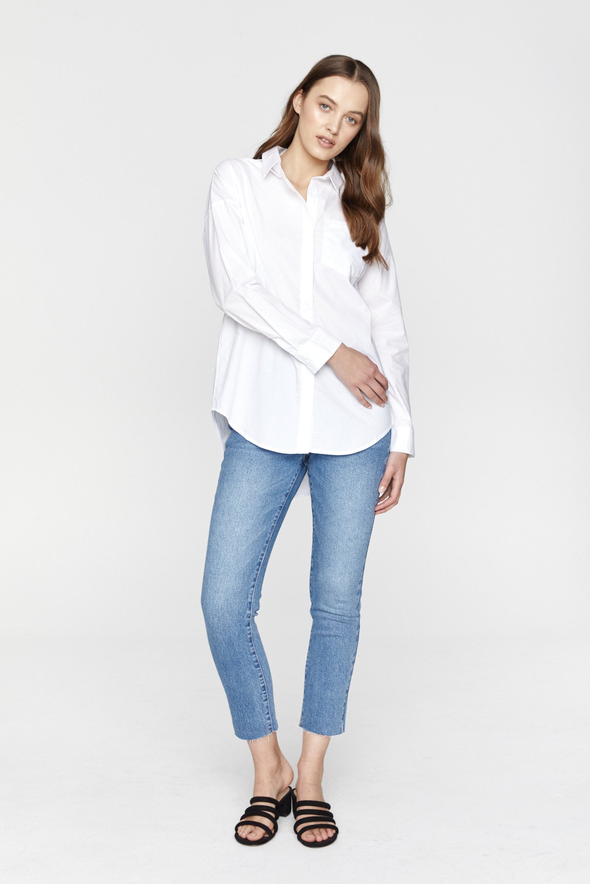 Shop Saint Rose Laguna Shirt, Buy Saint Rose Shirt Online, Saint Rose white button up shirt, Saint Rose Laguna Cotton Shirt, Laguna-White, Saint Rose online Stockists, Saint Rose Melbourne Stockists, Saint rose Sydney Stockists, Saint Rose Brisbane
