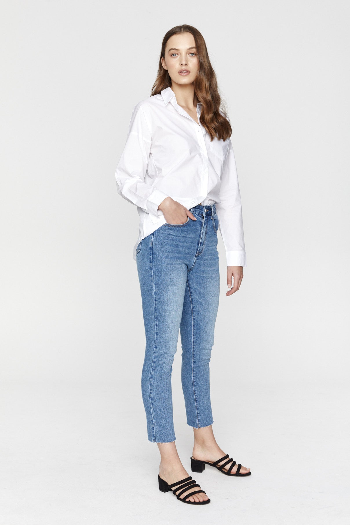Shop Saint Rose Laguna Shirt, Buy Saint Rose Shirt Online, Saint Rose white button up shirt, Saint Rose Laguna Cotton Shirt, Laguna-White, Saint Rose online Stockists, Saint Rose Melbourne Stockists, Saint rose Sydney Stockists, Saint Rose Brisbane