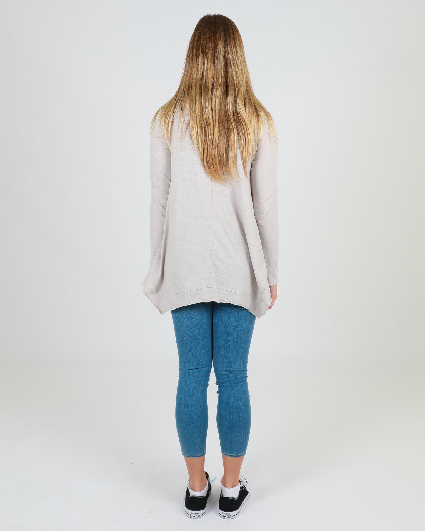 3RD STORY WILLOW LONG SLEEVE TEE TSHIRT stone BASIC STATE