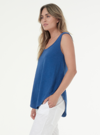 Zoe Cle Tank Organic Cotton Tank Indigo Basic State Cle Organic Basics Stockist Zoe Cle Tank Organic Cotton Tank Indigo Basic State Cle Organic Basics Stockist Hamilton Tank 3rd Story Hamilton Tank Longer Length Tank Basic State Cle Clothing Stockist