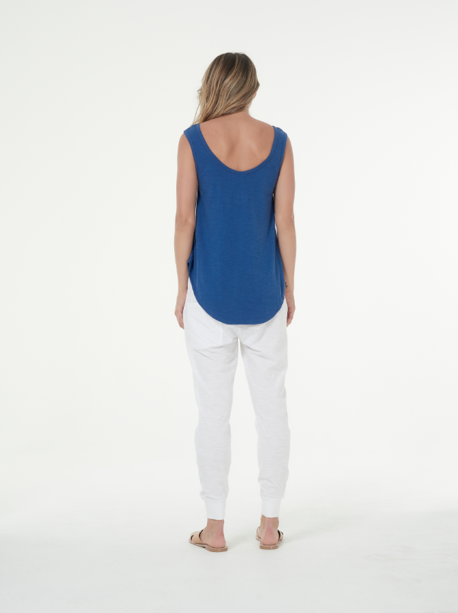 Zoe Cle Tank Organic Cotton Tank Indigo Basic State Cle Organic Basics Stockist Zoe Cle Tank Organic Cotton Tank Indigo Basic State Cle Organic Basics Stockist Hamilton Tank 3rd Story Hamilton Tank Longer Length Tank Basic State Cle Clothing Stockist