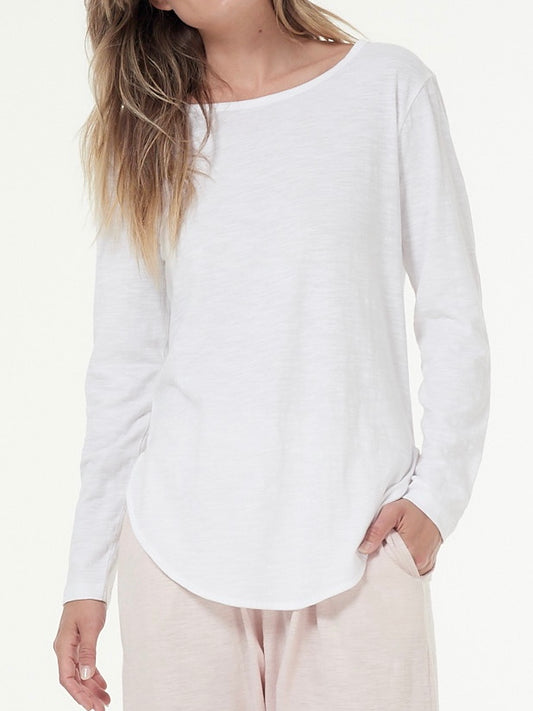 Cle Clothing Cle Organic Clothing Australia Cle Organic Layla Long Sleeve Tee - Basic State Cle Clothing Australian Stockist PLUS SIZE CLE ORGANIC CLOTHING PLUS SIZE LAYLA LONG SLEEVE TEE  BASIC STATE CLE ORGANIC CLOTHING STOCKIST