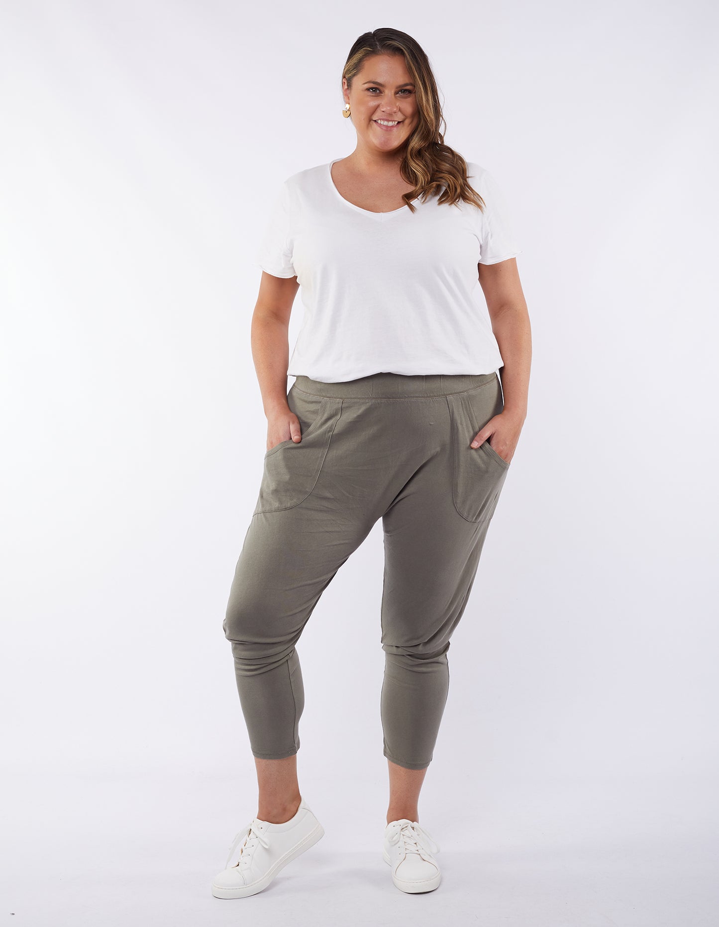 Plus Size Weekender Lounge Pant - Khaki