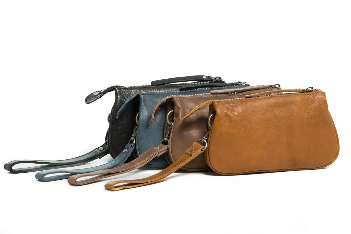 St Kilda Cross Body Leather Bag Clutch