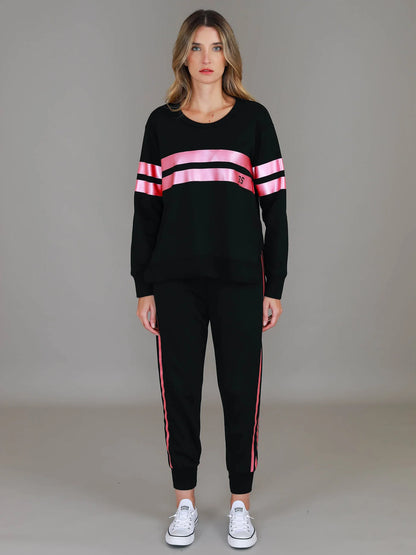 Theresa Metallic Stripe Jumper