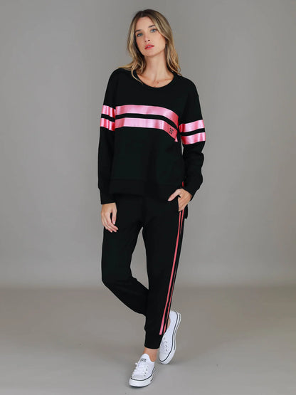Theresa Metallic Stripe Jumper