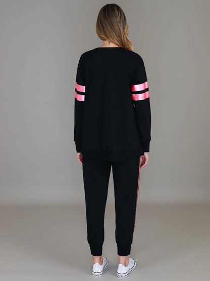 Theresa Metallic Stripe Jumper