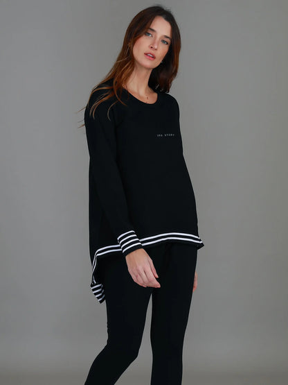 Gwyneth Striped Rib Sweater