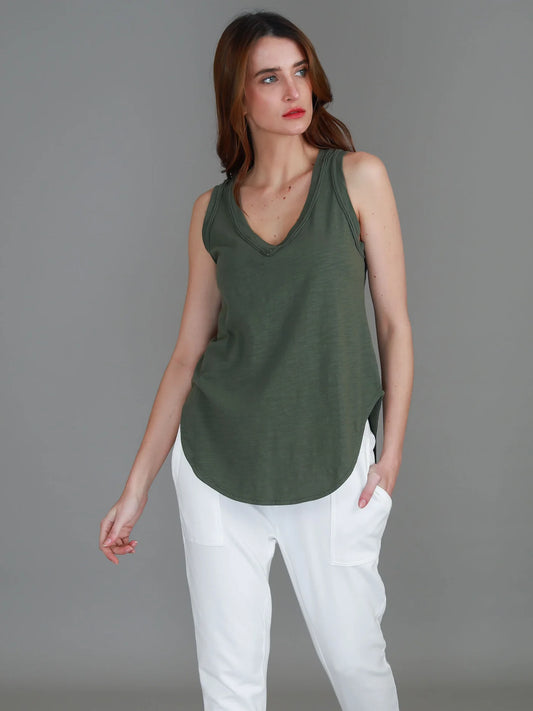 Audrey V Neck Tank Top