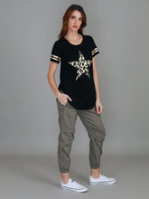 Ava Leopard Star Short Sleeve Tee