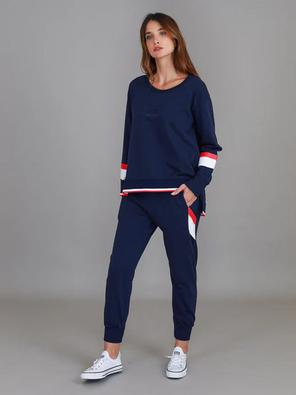 Jorja 3S Banded Sweatshirt - Navy