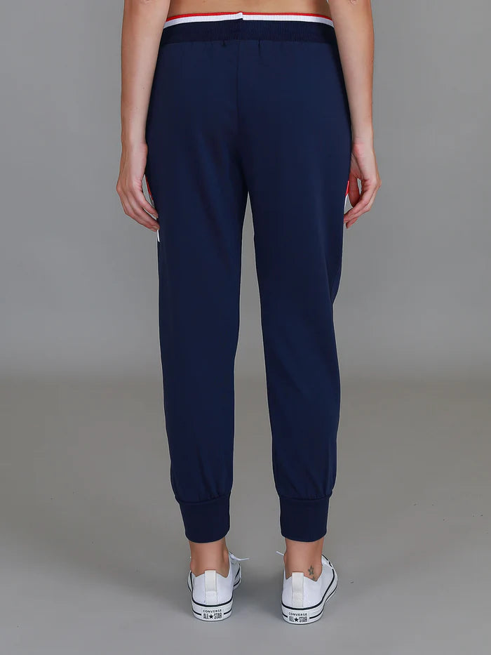 Jorja 3S Banded Sweatpants - Navy