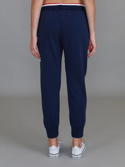 Jorja 3S Banded Sweatpants - Navy
