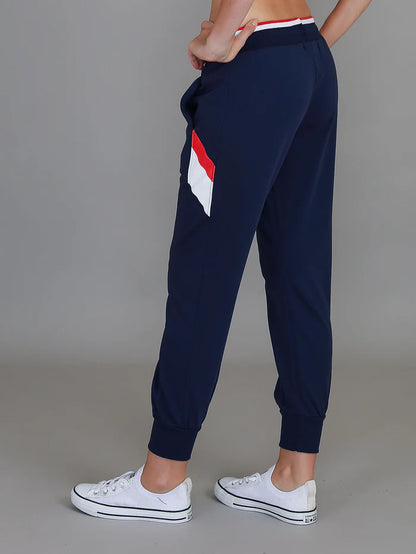 Jorja 3S Banded Sweatpants - Navy
