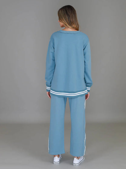 Pammy V Neck 3S Logo Sweater
