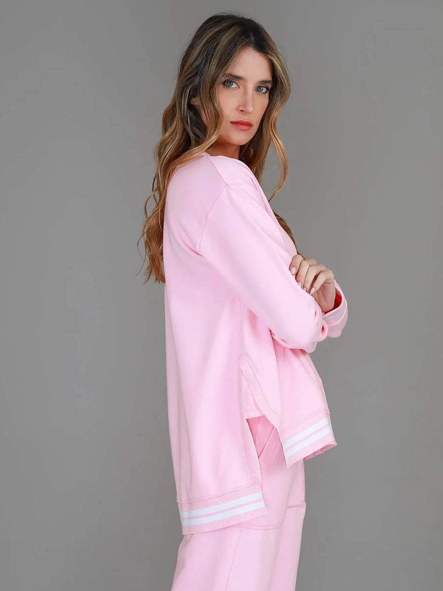 Pammy V Neck 3S Logo Sweater