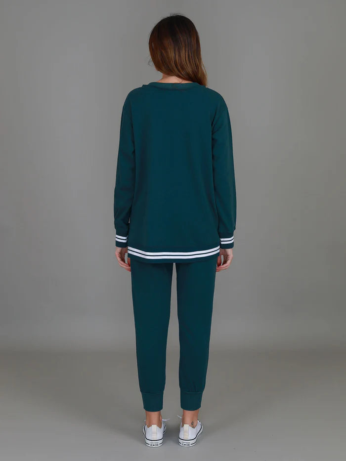 Pammy V Neck 3S Logo Sweater