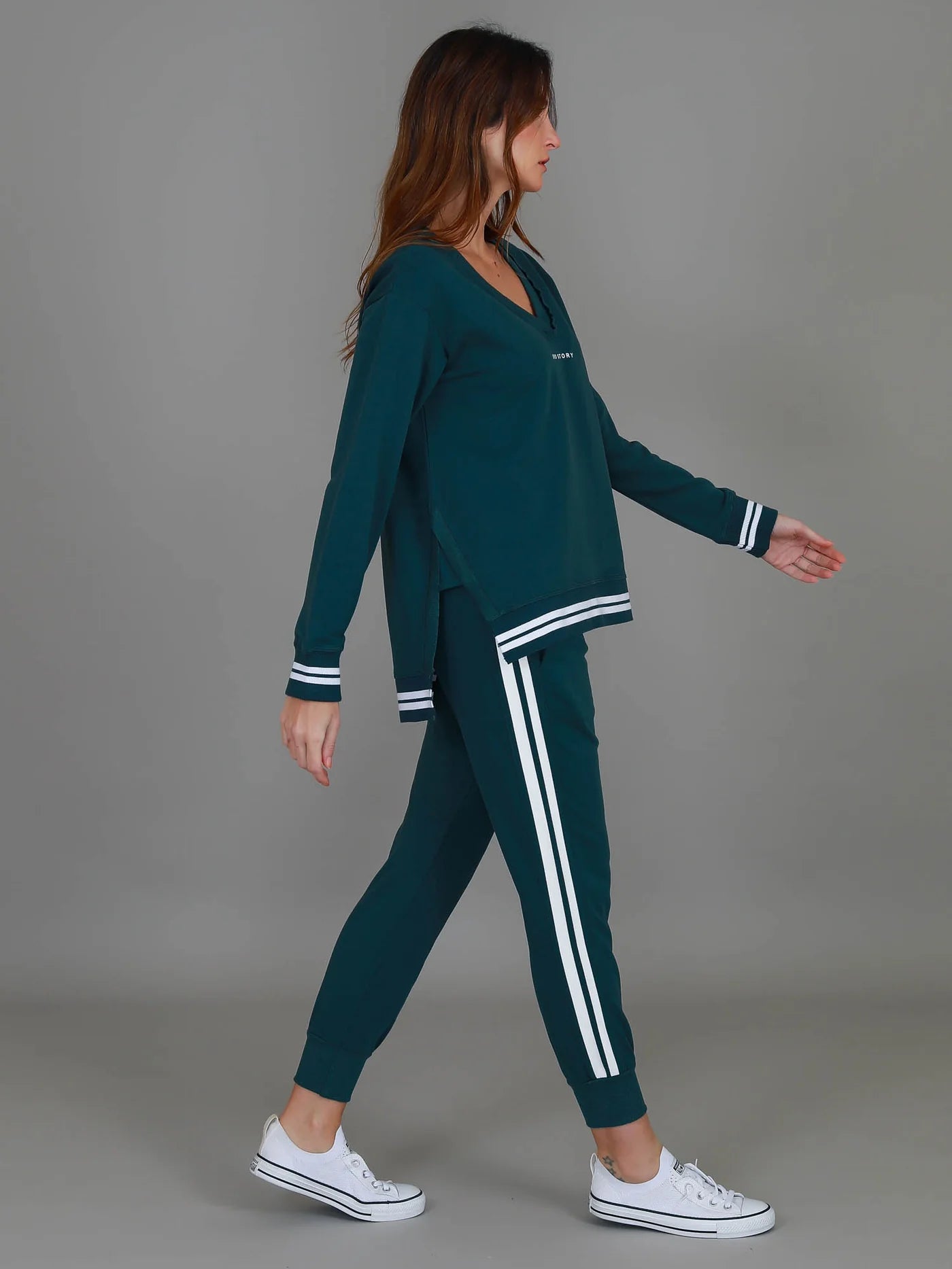 Pammy V Neck 3S Logo Sweater