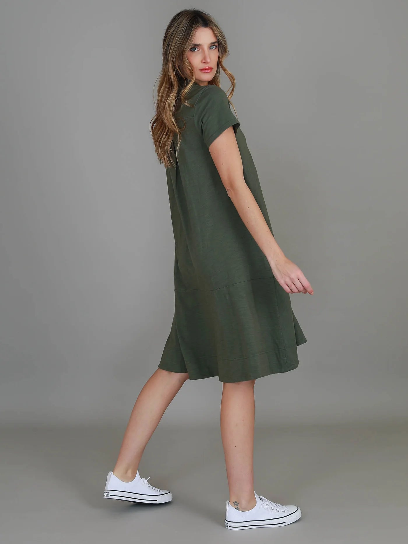 Tibby A-Line Polo Shirt Dress